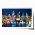 Extra large canvas print of vibrant floral art, ideal for art wall dining room or classy bathroom wall art.