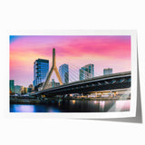 Extra large canvas print of vibrant floral art, ideal for dining room or bathroom wall decor.