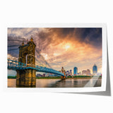 Extra large canvas print of vibrant, multicolored floral patterns.