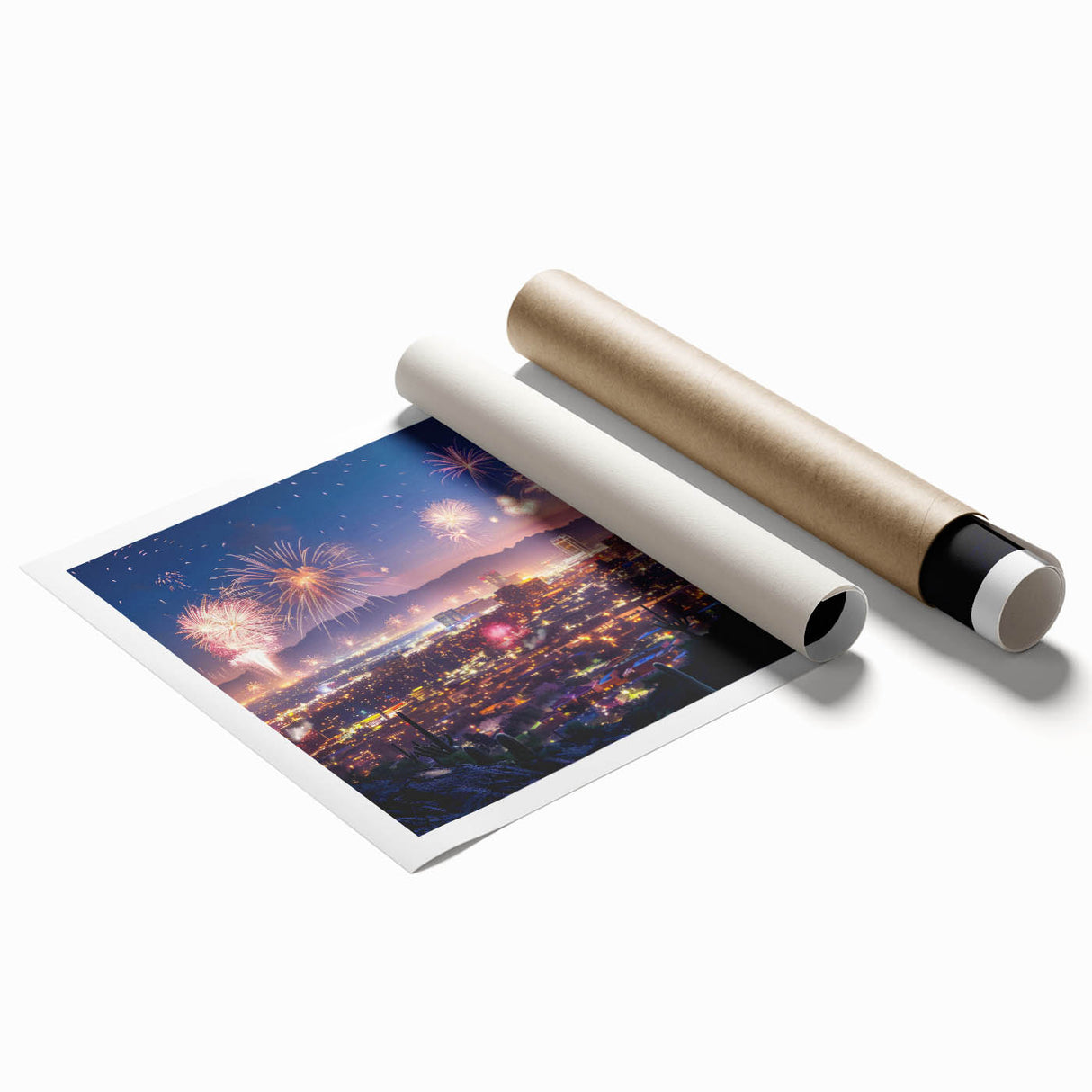 Extra large canvas with a detailed floral design in soft pastel colors.