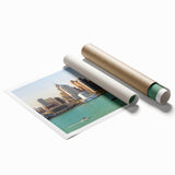 Extra large canvas print of pastel-colored floral art, ideal for classy bathroom or large living room decor.