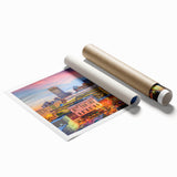 Extra large floral art on canvas, featuring soft pastel colors.