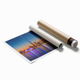Extra large canvas print featuring a muted floral design, ideal for classy bathroom or large living room wall art.