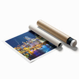 Extra large canvas print featuring soft pastel-colored floral designs, ideal for bathroom or living room decor.