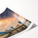 Extra large wall art featuring minimalistic line art flowers in black on a white canvas, ideal for large living room decor.