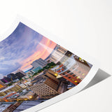 Extra large wall art featuring line art flowers in black on a white canvas, suitable for large living room decor.