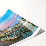 Extra large wall art featuring line art flowers in black on white canvas, suitable for large living room spaces.