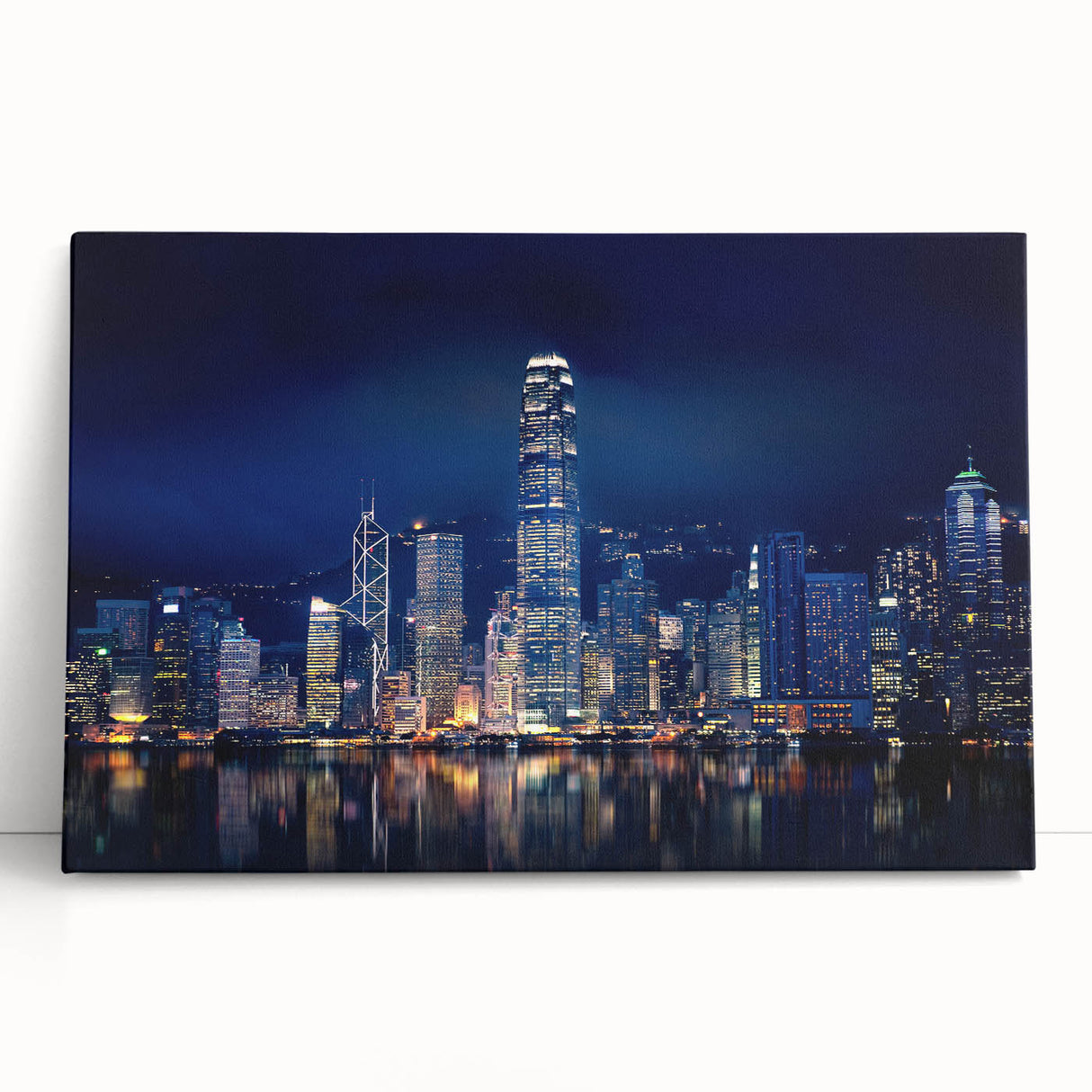 Large black and white abstract canvas print, ideal for kitchen wall art.