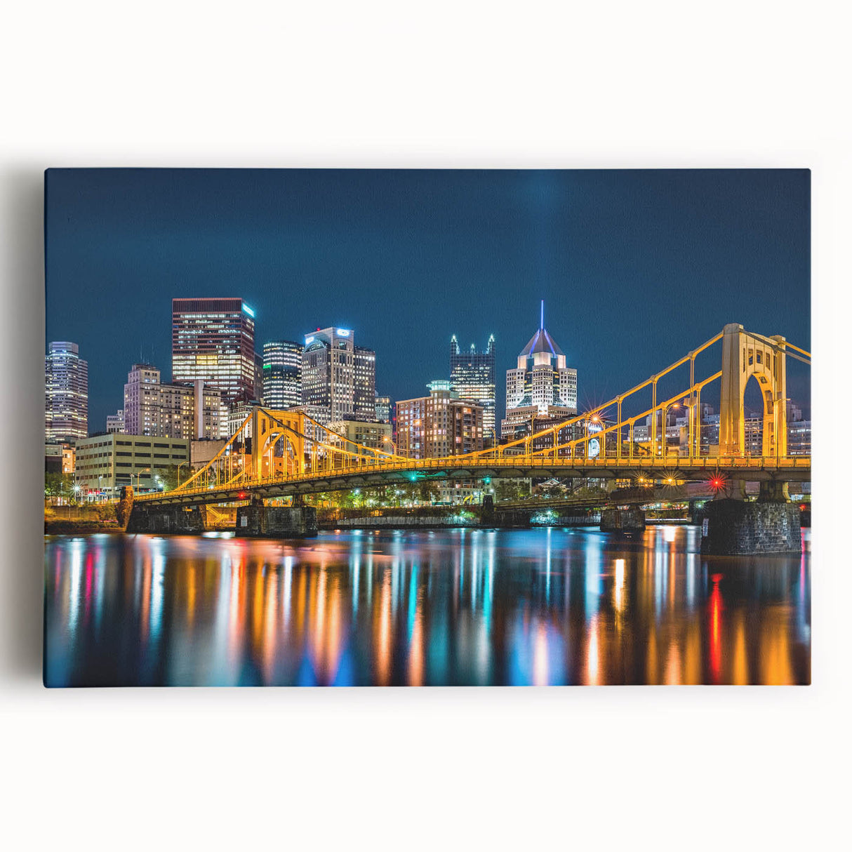 Large black and white abstract canvas print, ideal for kitchen wall art or bedroom decor.