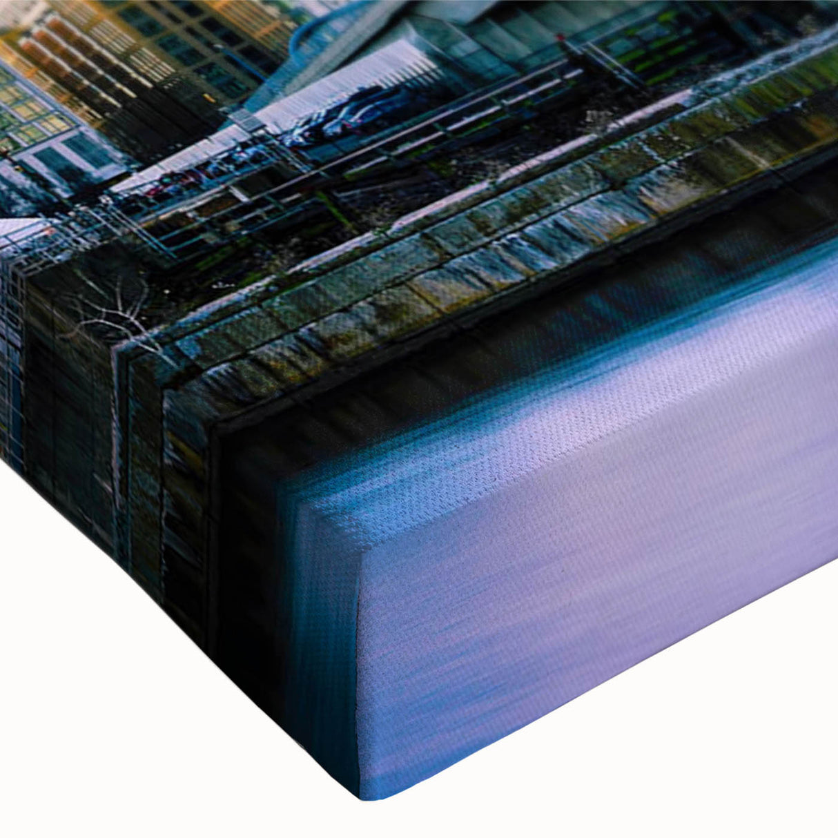 Large art canvas depicting a serene landscape in black and white tones, suitable for bedroom wall decor.