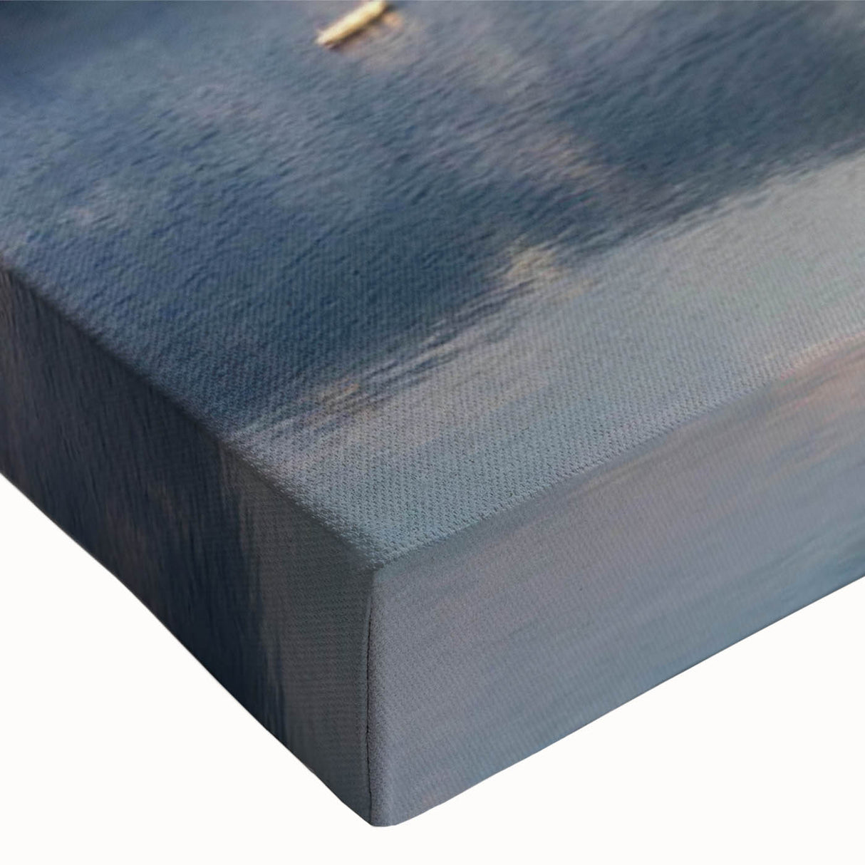 Large art canvas featuring a black and white landscape painting with serene mountain views, ideal for bedroom wall decor.