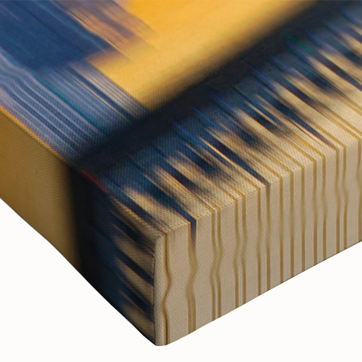 Large art featuring a black and white landscape painting on canvas, ideal for bedroom wall decor.