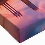 Large art canvas featuring a black and white landscape painting, ideal for bedroom wall decor.