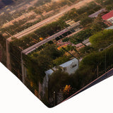 Large art canvas depicting a serene black and white landscape, ideal for bedroom wall decor.