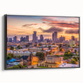 Black and white landscape art painting on canvas, featuring a serene river scene, ideal for bedroom wall decor.