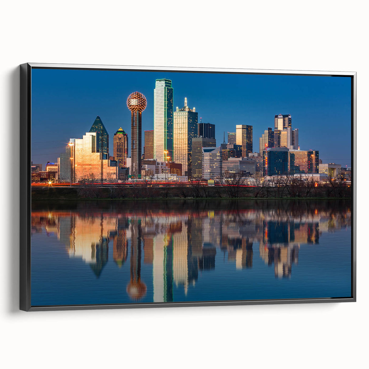 Black and white vintage poster art of a serene landscape, ideal for bedroom wall decor.