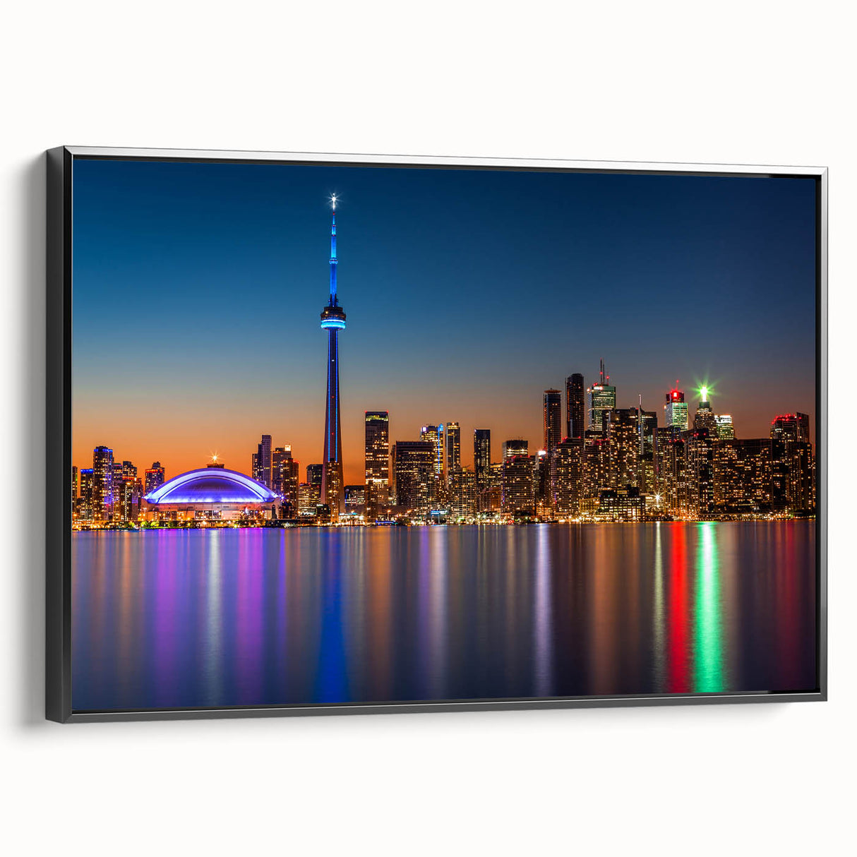 Black and white vintage poster art of a serene landscape, ideal for bedroom wall decor.