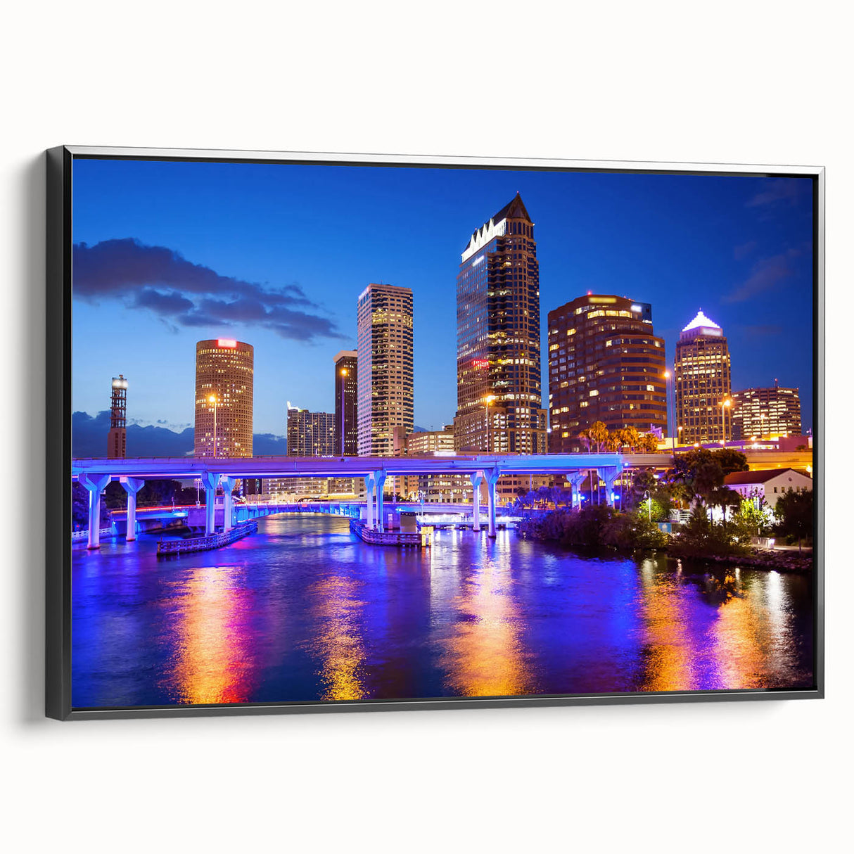 Black and white landscape painting on canvas, featuring a serene mountainous scene, ideal for bedroom wall art.