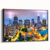 Black and white vintage poster art featuring a serene landscape, ideal for bedroom wall decor.