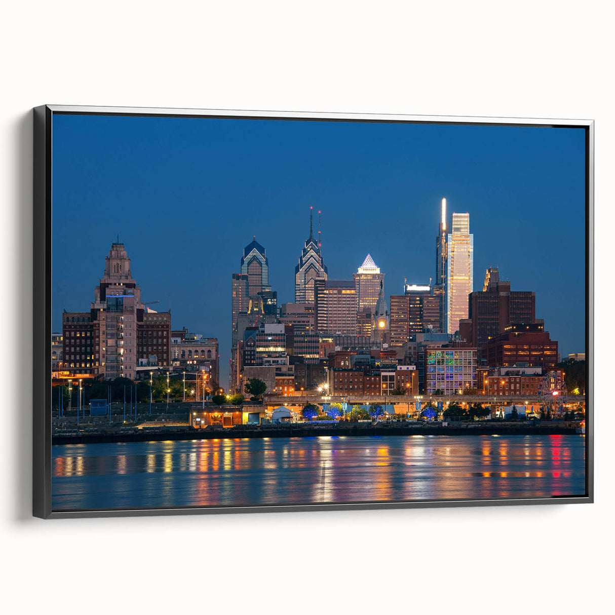 Black and white vintage poster art depicting a serene landscape, ideal for bedroom wall decor.