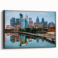 Black and white landscape art painting on canvas, featuring a vintage poster style, ideal for bedroom wall decor.