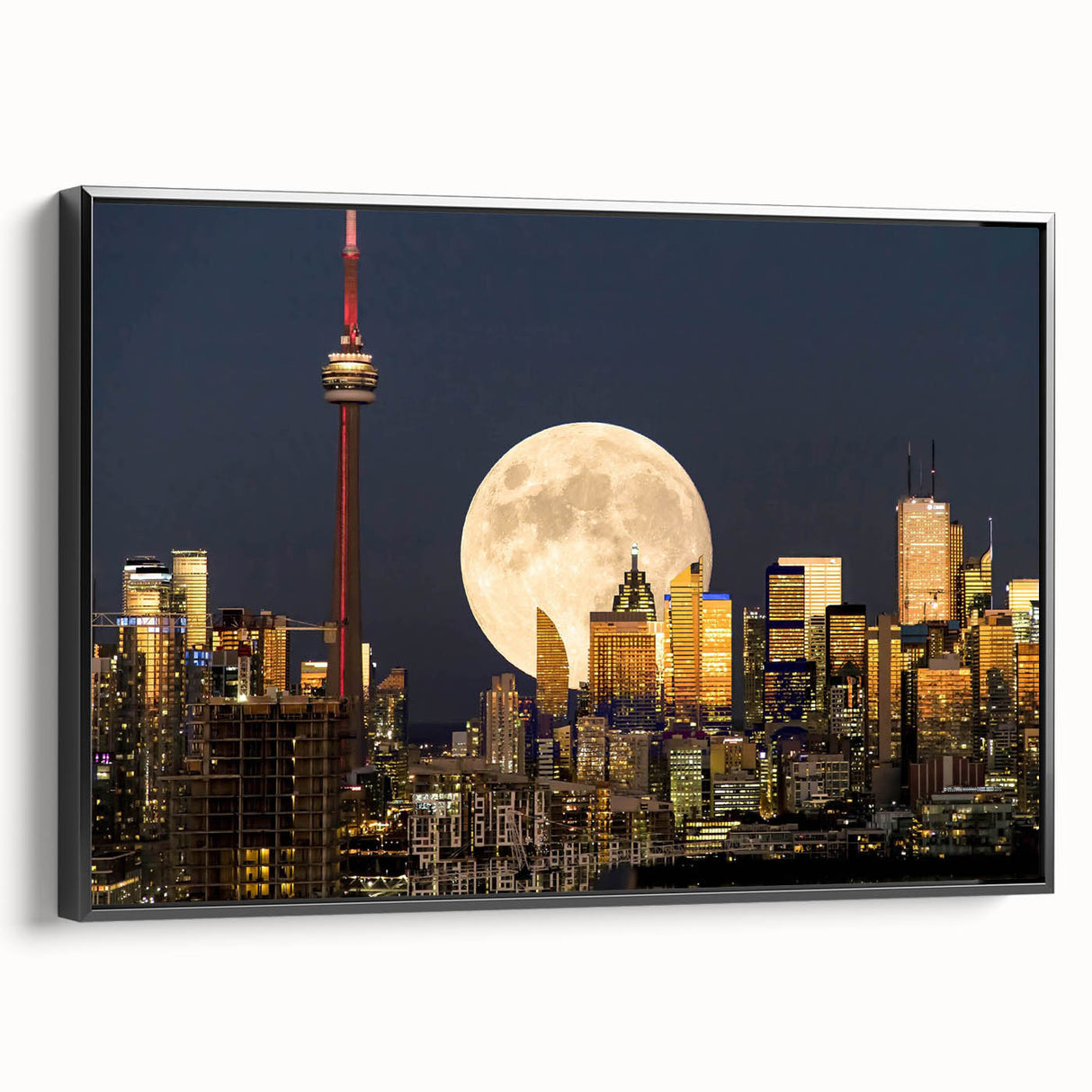 Black and white landscape art painting on canvas, featuring a serene tree-lined river, ideal for bedroom wall decor.