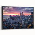 Black and white vintage poster art of a tranquil landscape, ideal for bedroom wall decor.