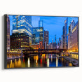 Black and white vintage poster art depicting a serene landscape, ideal for bedroom wall decor.