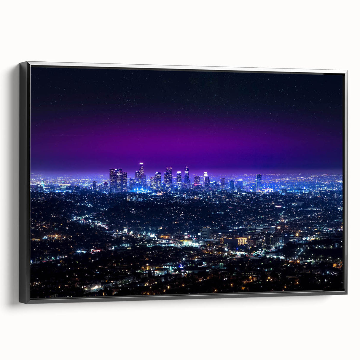 Black and white vintage poster art depicting a serene landscape, ideal for bedroom wall decor.