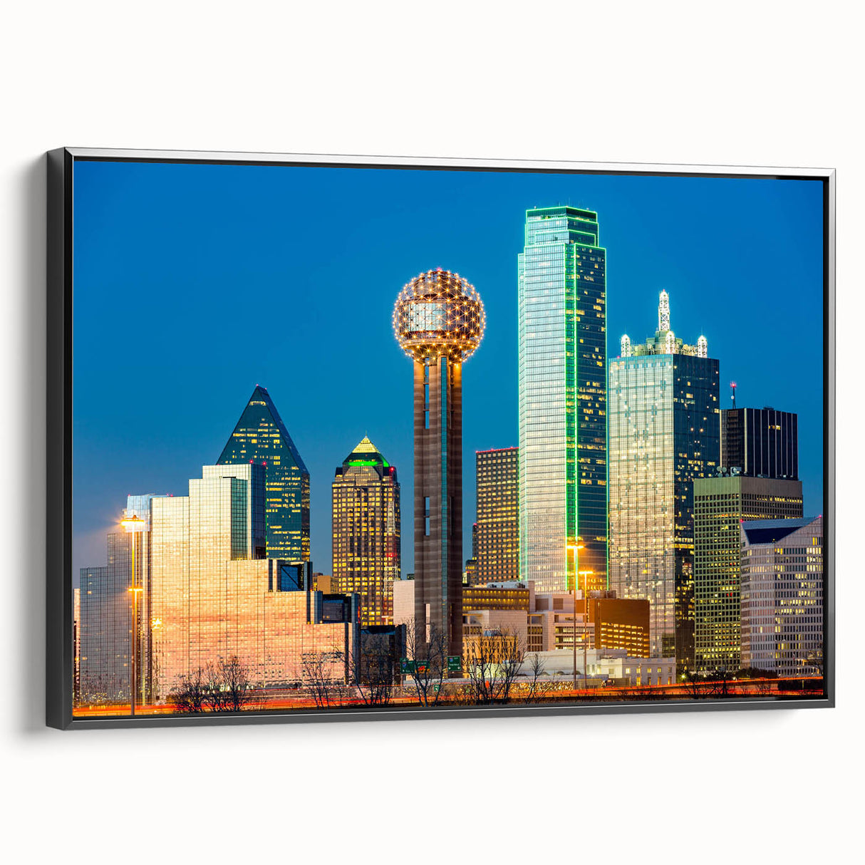 Black and white vintage poster art of a landscape painting on rolled canvas, ideal for bedroom wall decor.