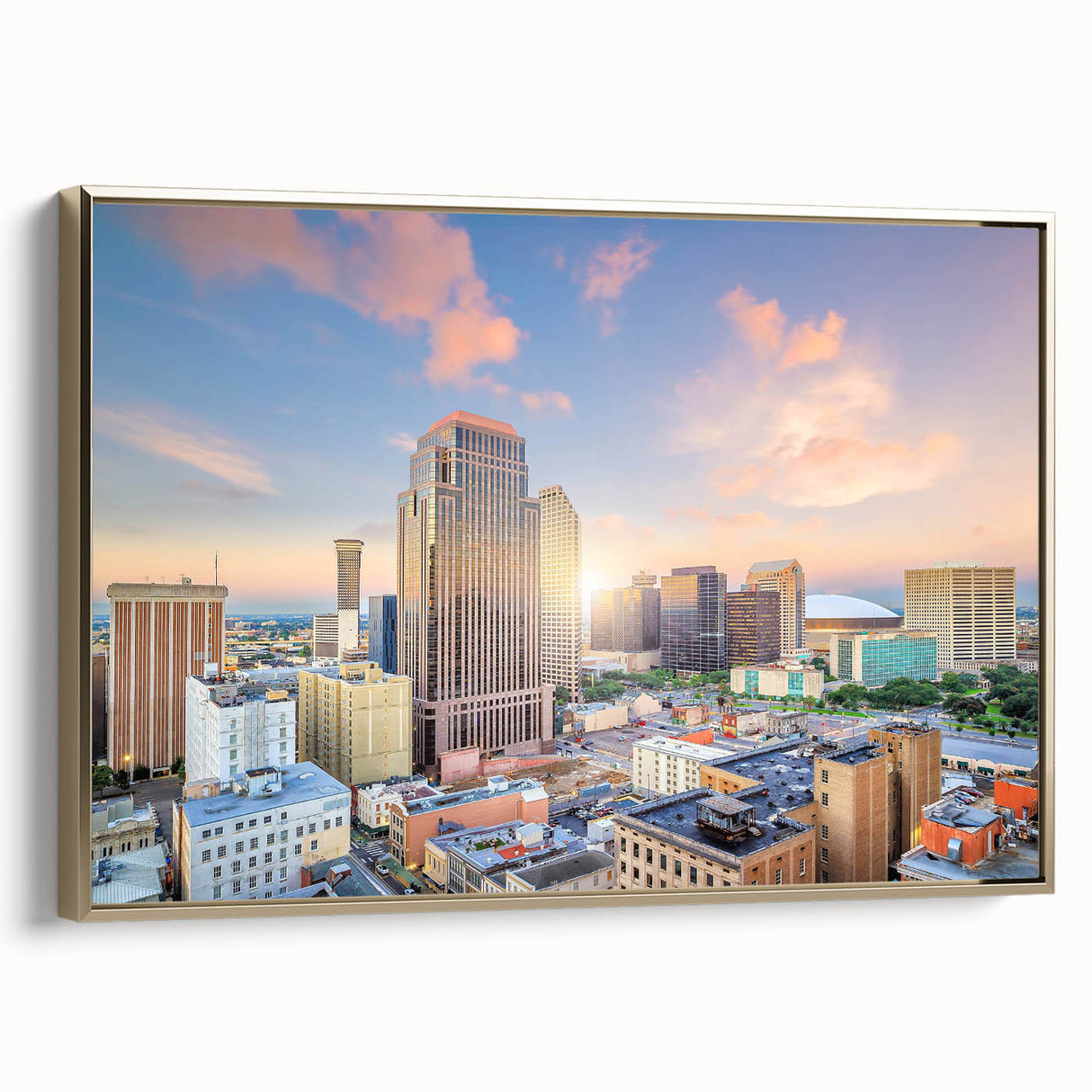 Landscape painting featuring a serene forest scene in muted green and brown tones, ideal for bedroom wall art.