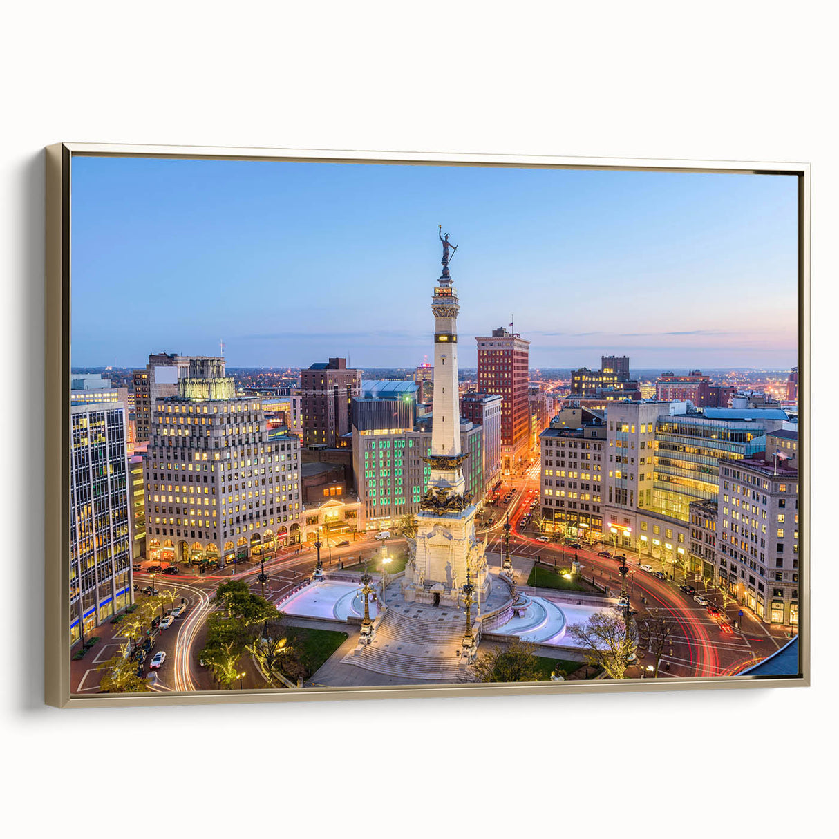 Landscape painting of serene mountains in muted gray tones on framed poster, ideal for bedroom wall decor.