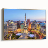 Landscape painting of serene mountains in muted gray tones on framed poster, ideal for bedroom wall decor.