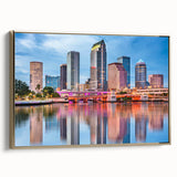 Vintage poster art featuring a monochrome landscape painting, ideal for bedroom wall decor.