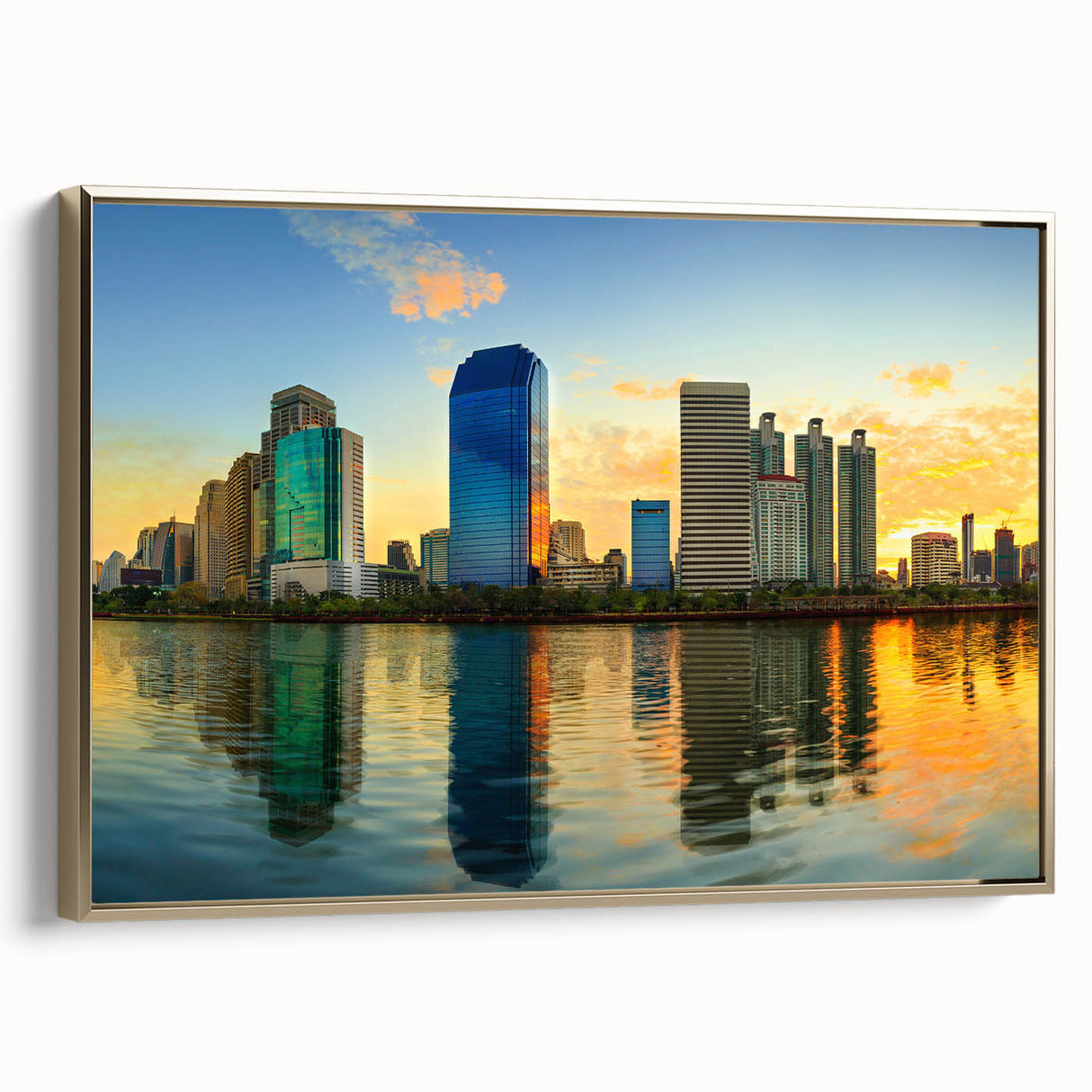 Landscape painting featuring a serene mountain vista in muted earth tones, ideal for bedroom wall art.