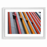 Abstract Geometric Architecture Art - Bold Urban Wall Print