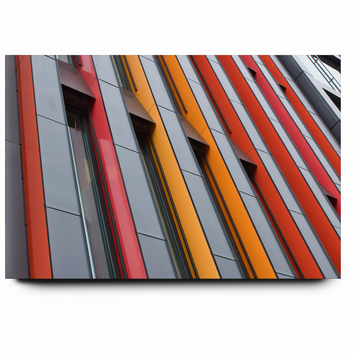 Abstract Geometric Architecture Art - Bold Urban Wall Print