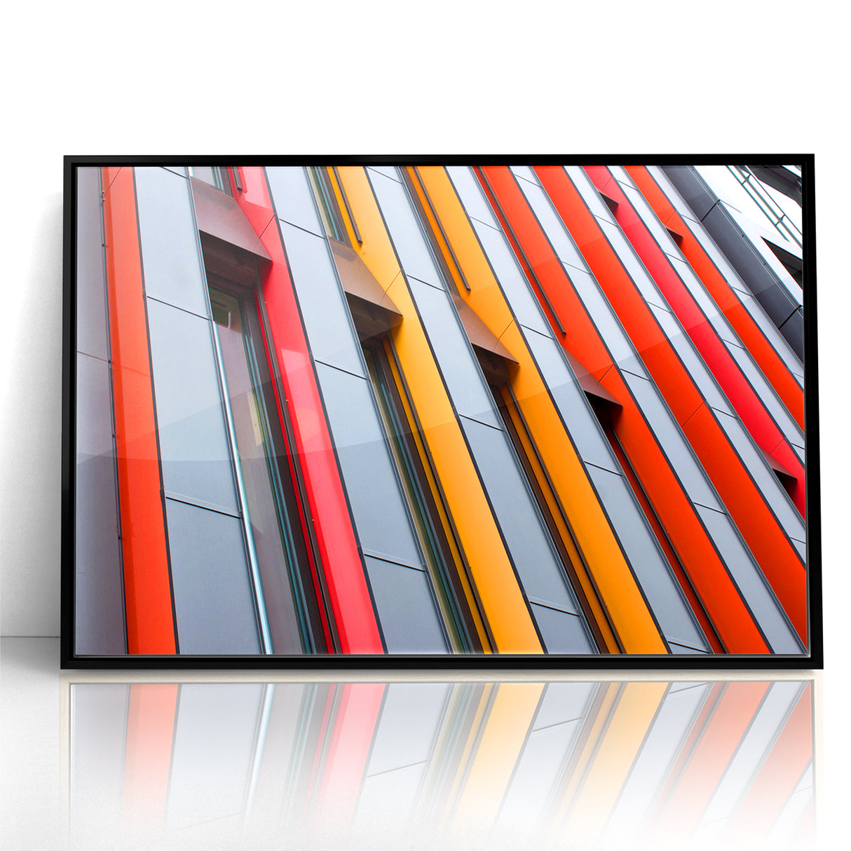 Abstract Geometric Architecture Art - Bold Urban Wall Print