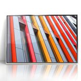 Abstract Geometric Architecture Art - Bold Urban Wall Print