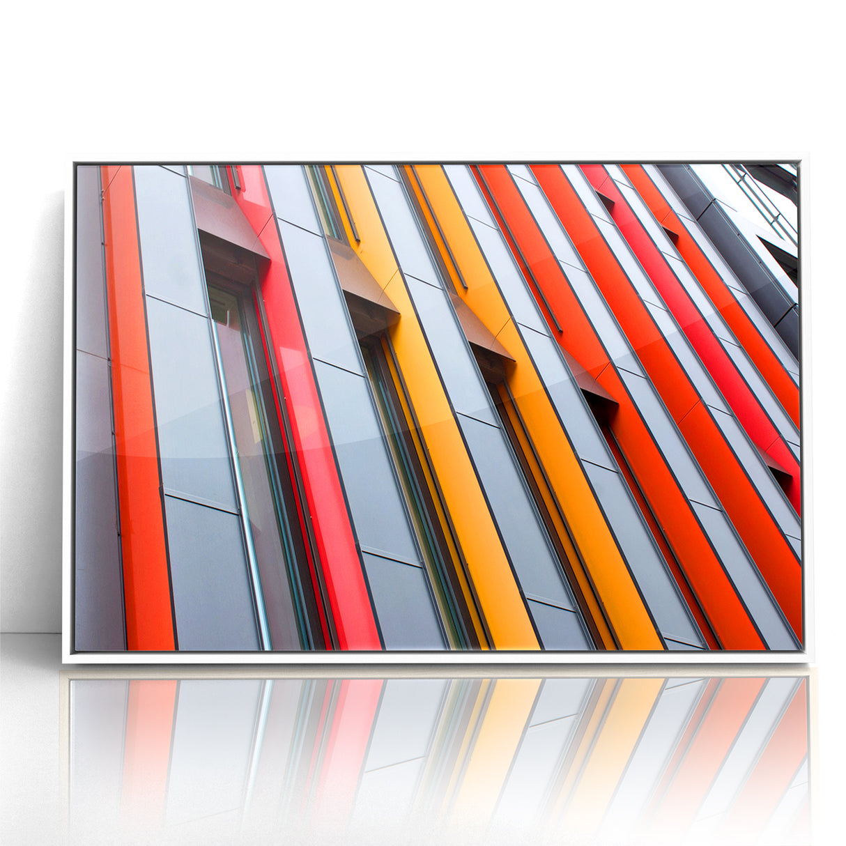 Abstract Geometric Architecture Art - Bold Urban Wall Print