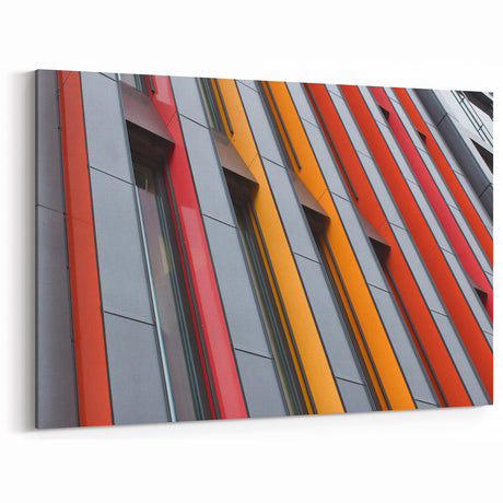 Abstract Geometric Architecture Art - Bold Urban Wall Print