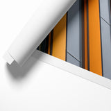 Abstract Geometric Architecture Art - Bold Urban Wall Print