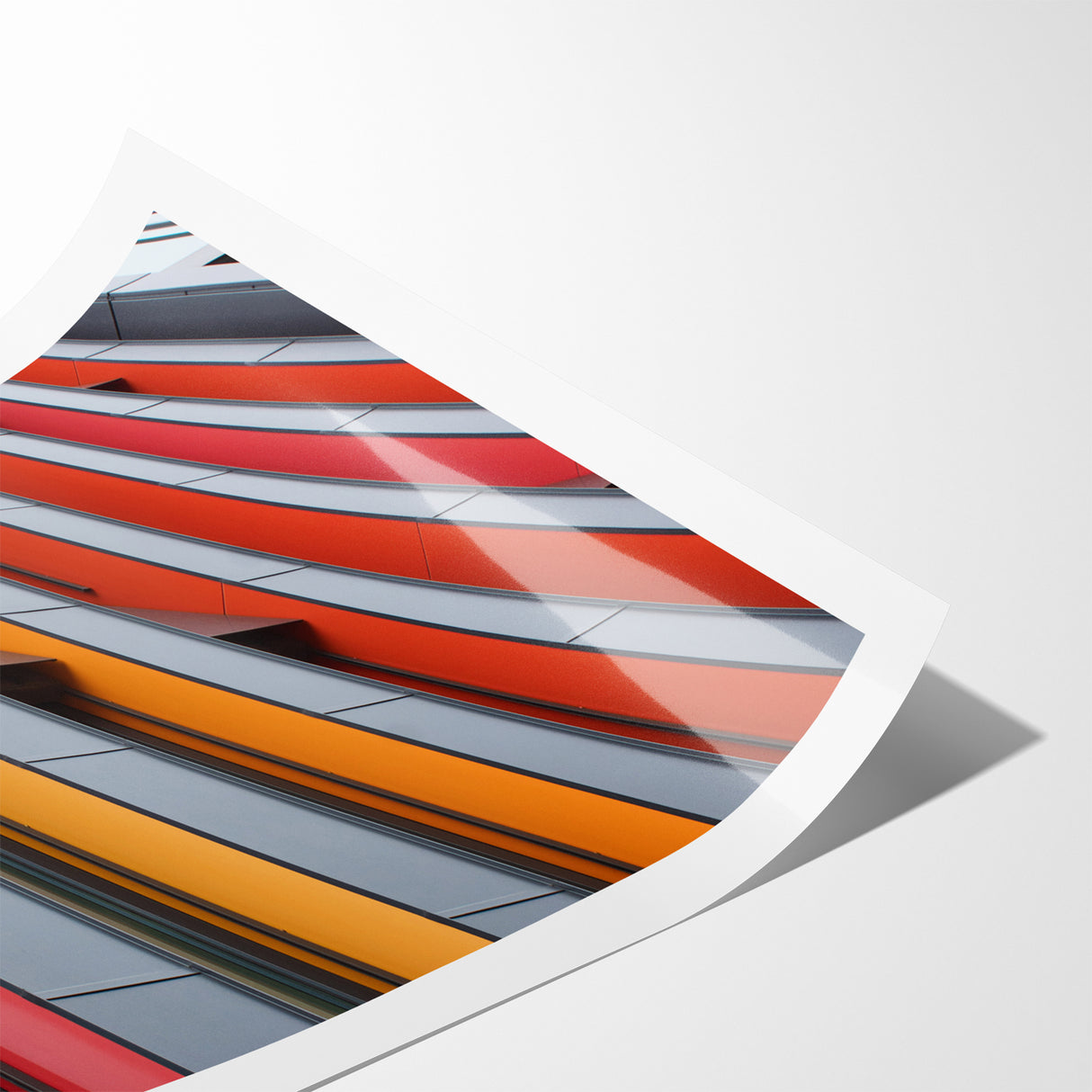 Abstract Geometric Architecture Art - Bold Urban Wall Print