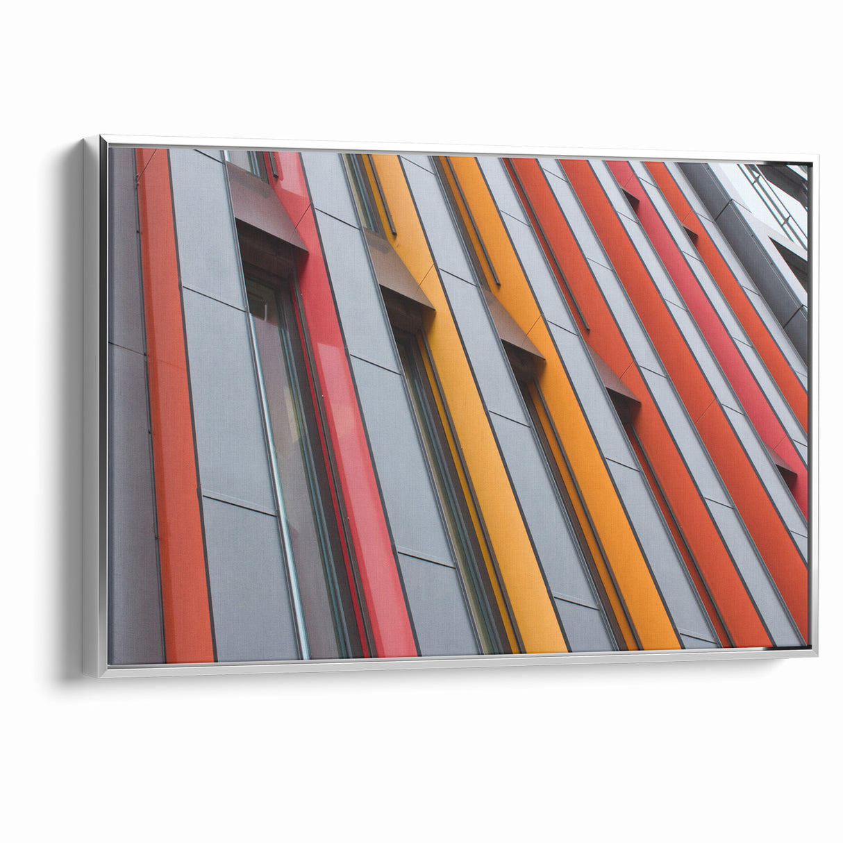 Abstract Geometric Architecture Art - Bold Urban Wall Print