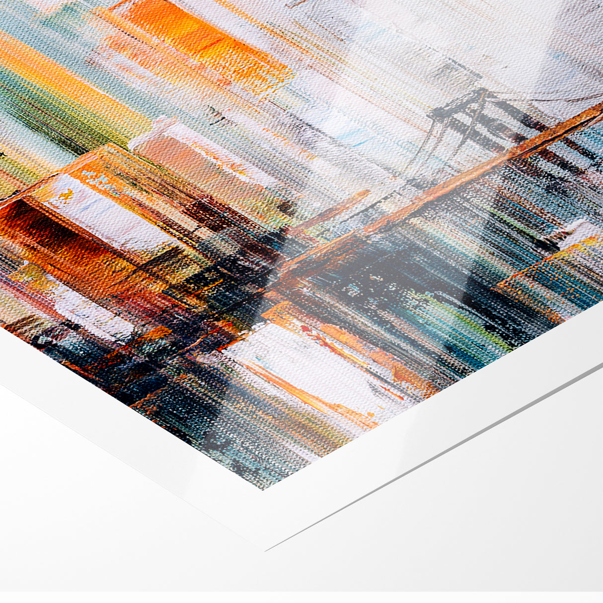Abstract Architecture Cityscape Art - Geometric Urban Building Print