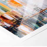 Abstract Architecture Cityscape Art - Geometric Urban Building Print