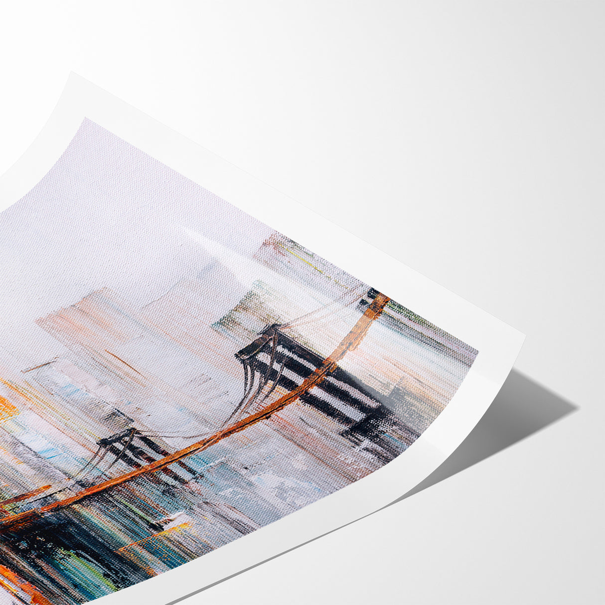 Abstract Architecture Cityscape Art - Geometric Urban Building Print