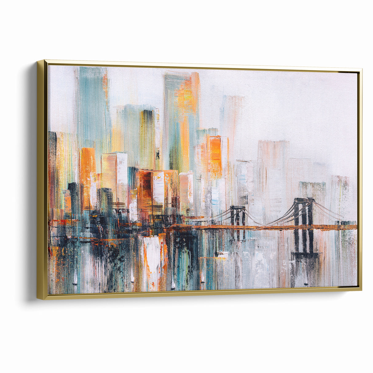 Abstract Architecture Cityscape Art - Geometric Urban Building Print
