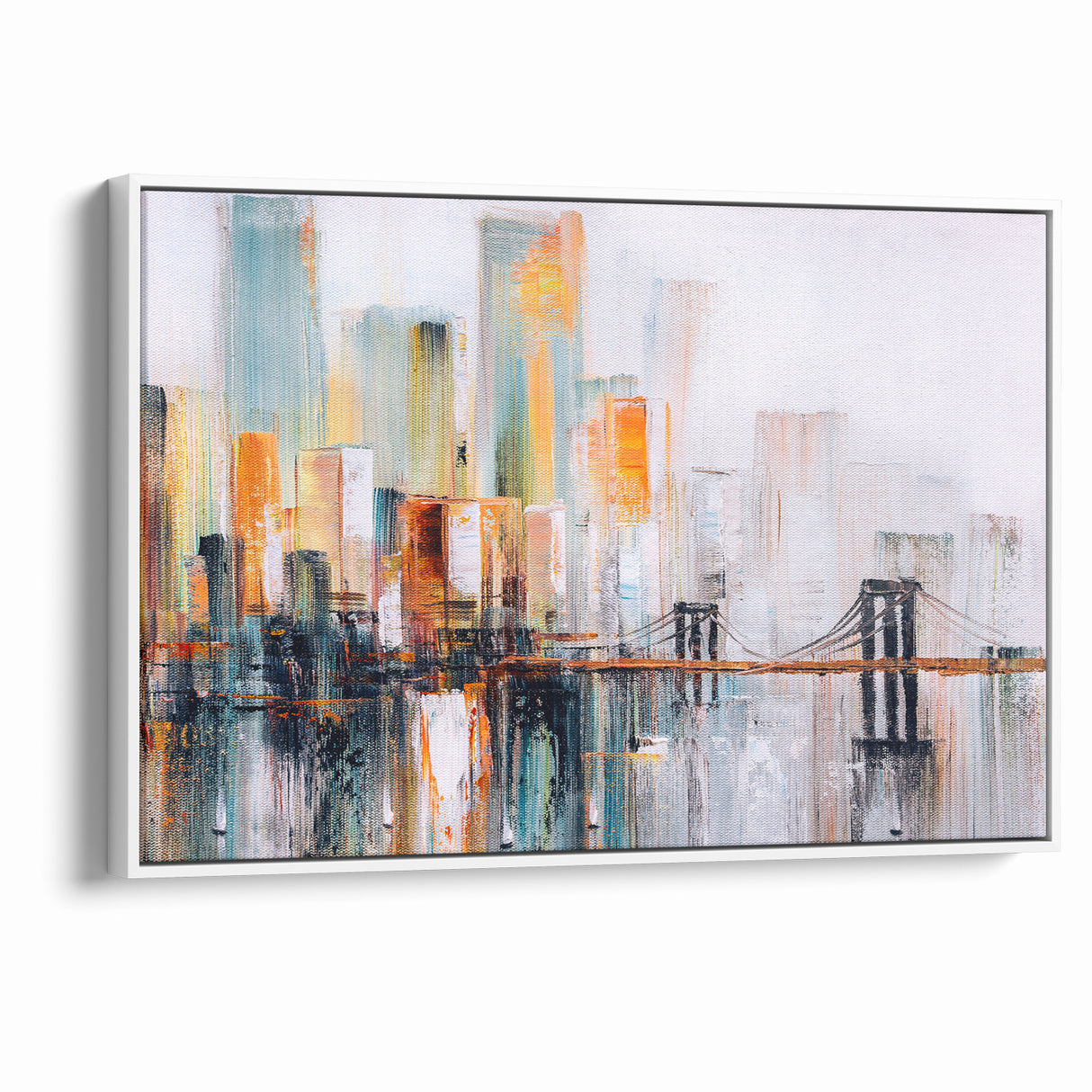 Abstract Architecture Cityscape Art - Geometric Urban Building Print