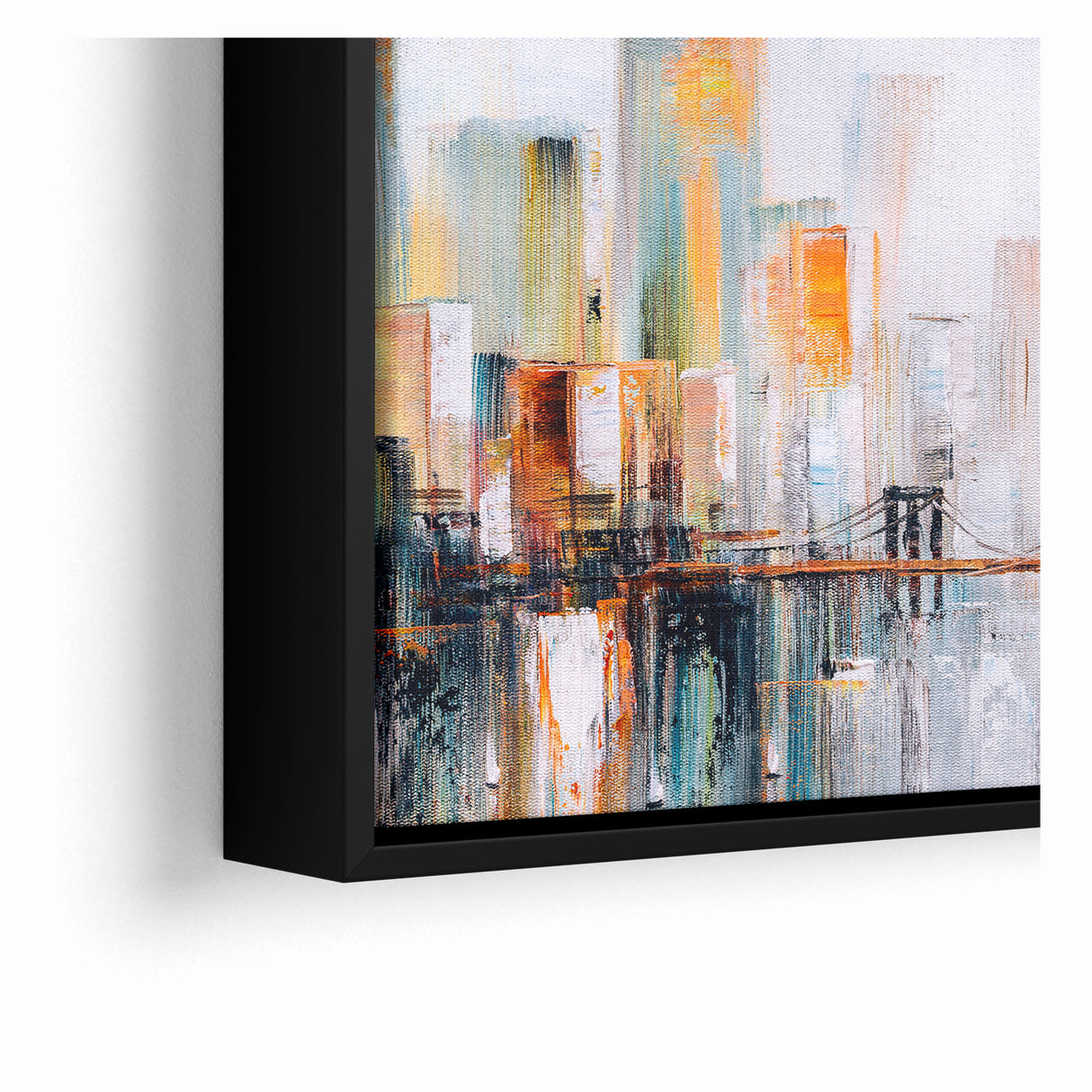 Abstract Architecture Cityscape Art - Geometric Urban Building Print